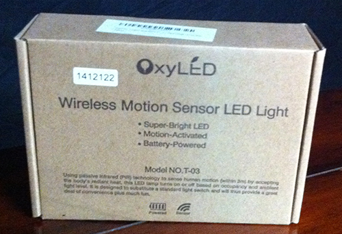 Wireless Motion Sensor LED Light T-03