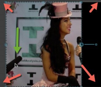 Camtasia for Mac v2 Using the Crop Tool to Control the Filming Background